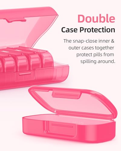 Weekly Pill Organizer with Large Capacity (7 Count)