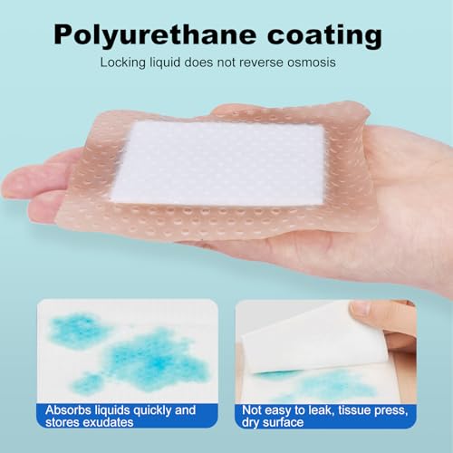 Silicone Foam Dressing 3x3 Gentle Border (60 Count)