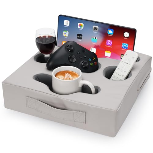 Couch Cup Holder Pillow Tray