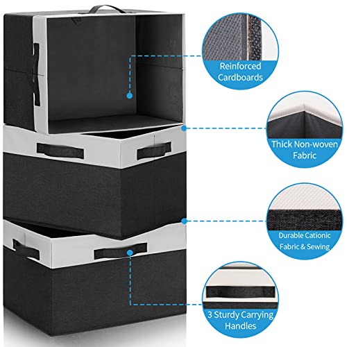 Large Storage Baskets for Shelves 6 Pack (6 Count) - Bel Marant