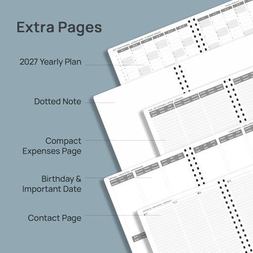2027 Daily Planner One Page Per Day