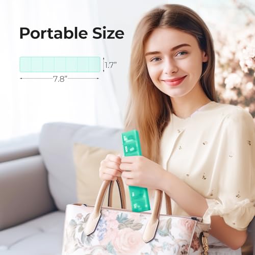 Weekly Pill Organizer with Effortless Opening Design