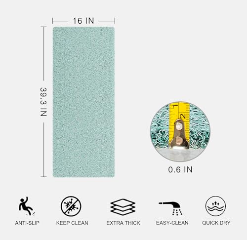 0.6" Extra Thick Non Slip Shower Mat
