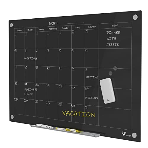 47 x 35 Inch Glass Dry Erase Board Reminder