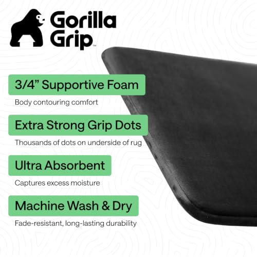 Memory Foam Bath Rug for Bathroom