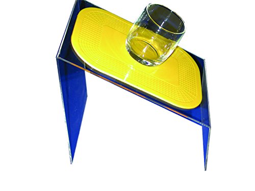 Non-Slip Mat, Ideal Daily Living Aid for Independent Living and Caregivers, Designed to Address Stabilization and Gripping Problems Found Around the Home, Yellow Textured Pad 10" x 14" x 1/8"