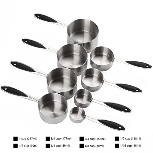 Measuring Cups and Spoons Set of 17 Double Sided Magnetic Measuring Spoons