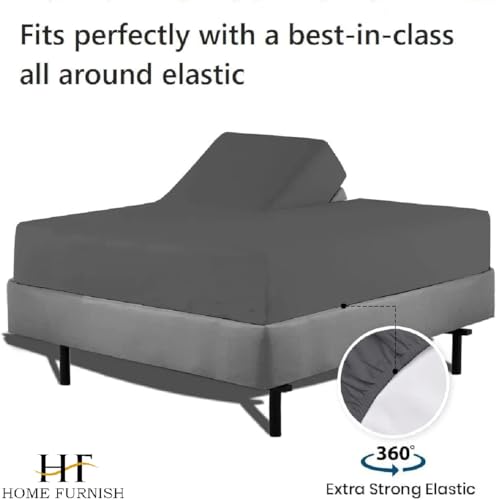 Half Split King Fitted Sheet for Adjustable beds