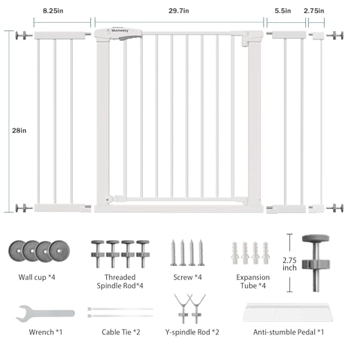 29.7 48" Baby Gate for Stairs