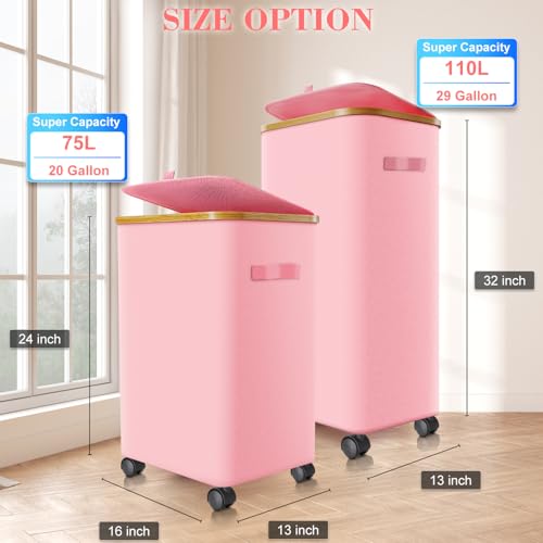 Laundry Hamper with Wheels (3719.5425 Fl Oz)