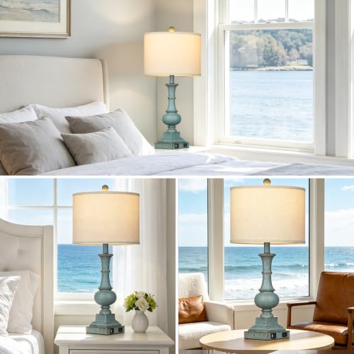 26" Tall Coastal Lamp for Living Room