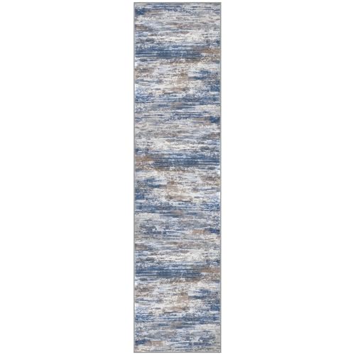 Modern Abstract Hallway Runner Rug (16 Sq Ft)