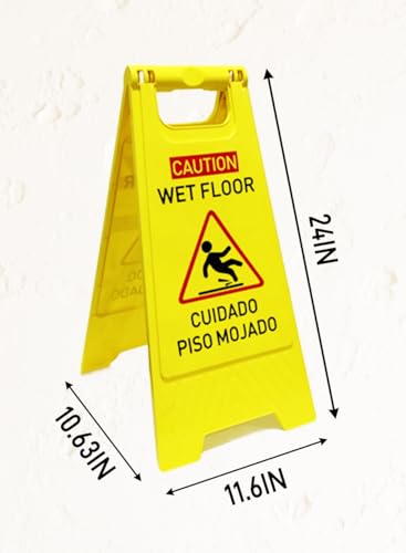 3 Pack Caution wet floor sign (3 Count)