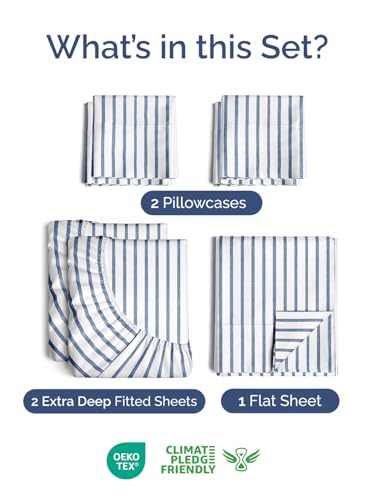 Extra Deep Split King Sheet Set