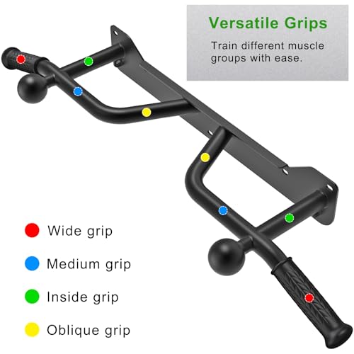 Wall Mount Pull Up Bar Heavy Duty Steel Joist Mount Chin Up Bar