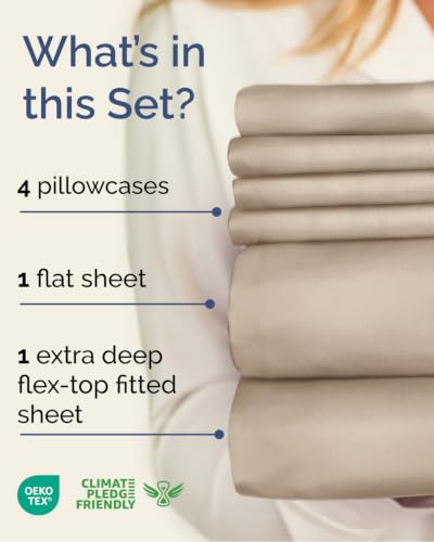 Flex Top Split Head King 6 Piece Sheet Set