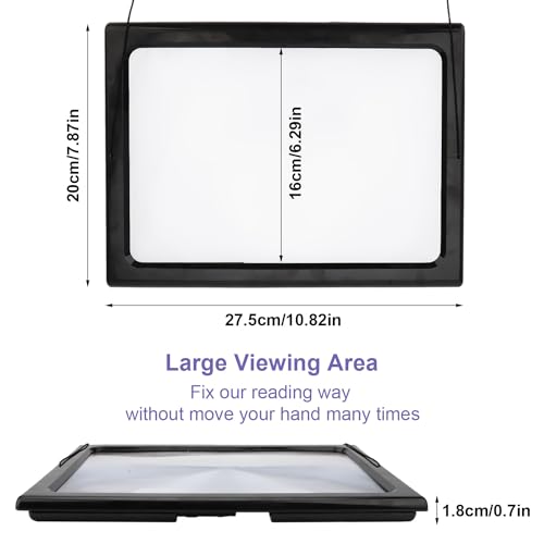 3X Hands Free Magnifying Glass with Light