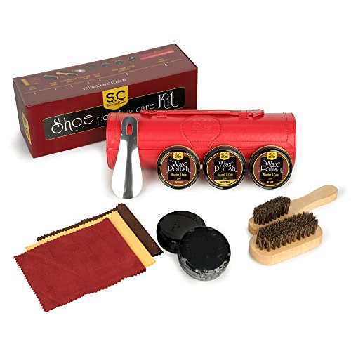 Stone & Clark 12PC Shoe Polish & Care Kit