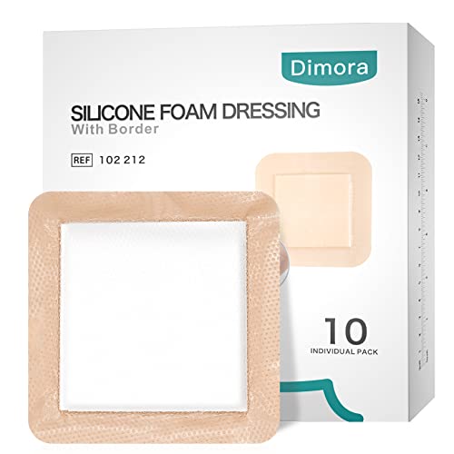 Silicone Foam Dressing 6"x 6" (10 Count)