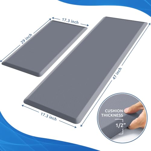 2PCS Kitchen Rugs Anti (2 Count)