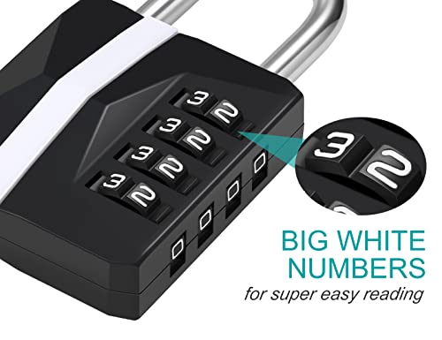 Locker Lock Combination Lock Outdoor Weatherproof (2 Count)