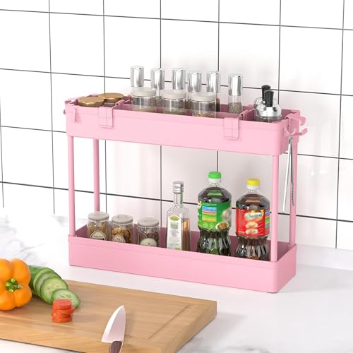 2 piece Set Slim Storage Cart 3 Tier (2 Count)