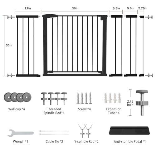 Extra Wide Baby Gate for Doorways