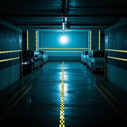 Yellow and Black Reflective Tape 4 inch X 10 feet