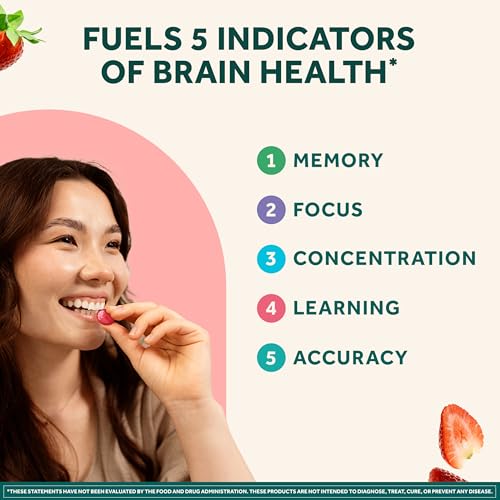 Original Brain Supplements for Memory and Focus (50 Count)