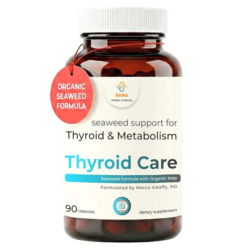 Thyroid Support Supplement for Women & Men (90 Count)