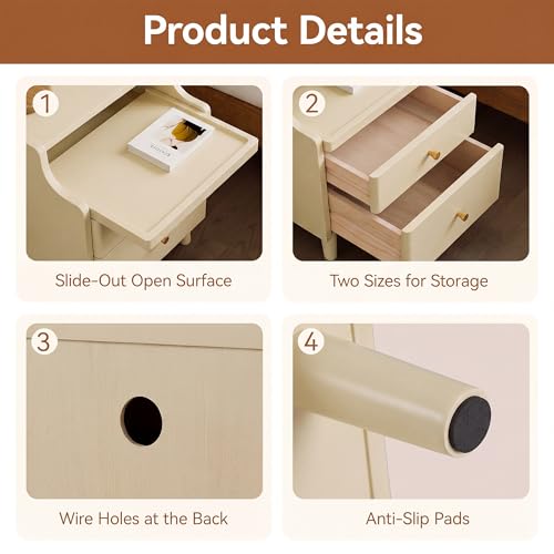 Nightstand Set of 2 (2 Count)