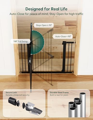 29 48 in Baby Gate for Stairs No Drilling