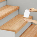 Clear Non Slip Stair Treads for Wooden Steps Indoor 5 Pack 6" x 30" Pre