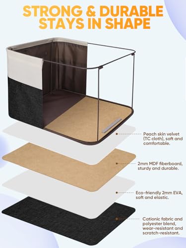 1 Pack Fabric Closet Storage Bins for Shelves