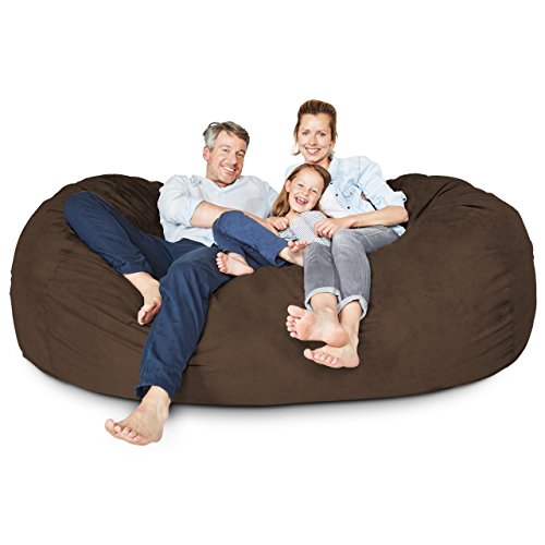 Luxurious Giant 7ft Bean Bag Chair with Microsuede Cover