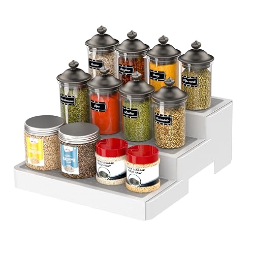 Expandable Spice Rack Organizer for Cabinet (2 Count)