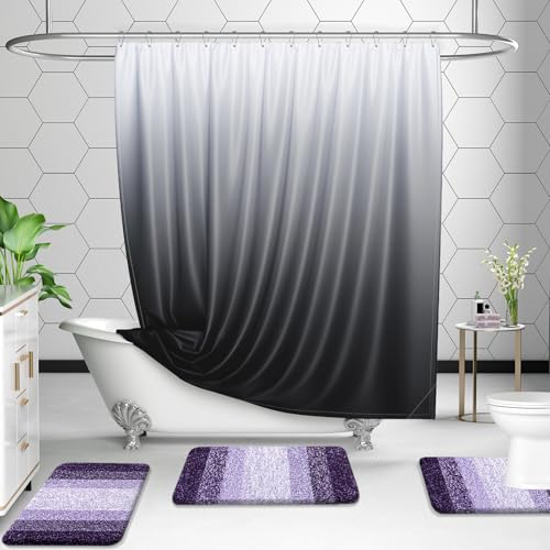 Micorfiber Bathroom Rug Set 2 Piece (4 Count)