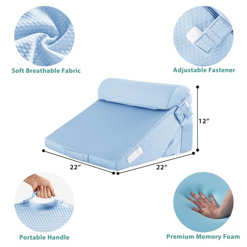 3Pcs Orthopedic Bed Wedge Pillow Set (3 Count)