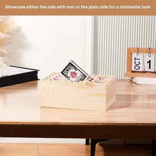 Playing Card Display Wooden 15