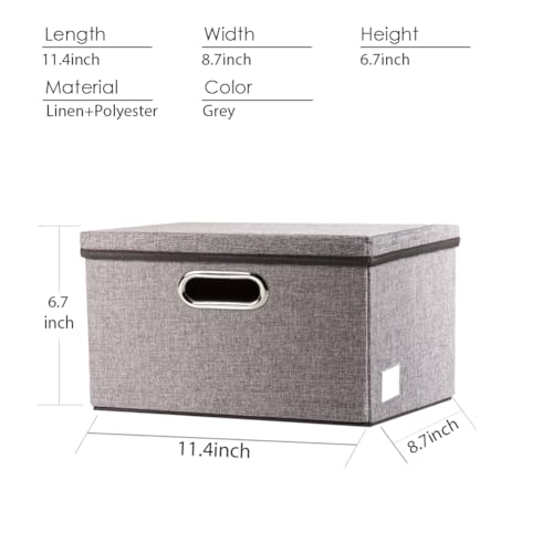Storage Bins with Lids [3 (3 Count)