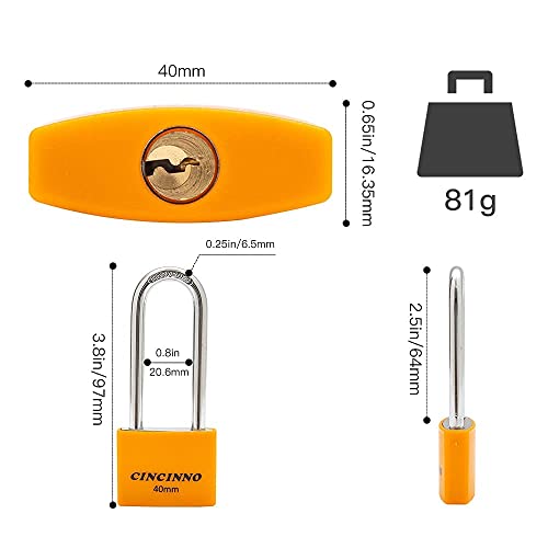 Covered Aluminum Key Lock (12 Count)