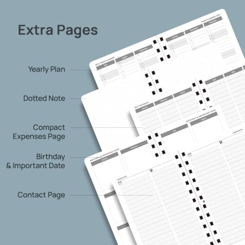 2027 Daily Planner One Page Per Day