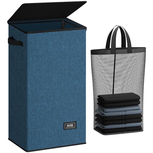 100L Laundry Hamper with Lid