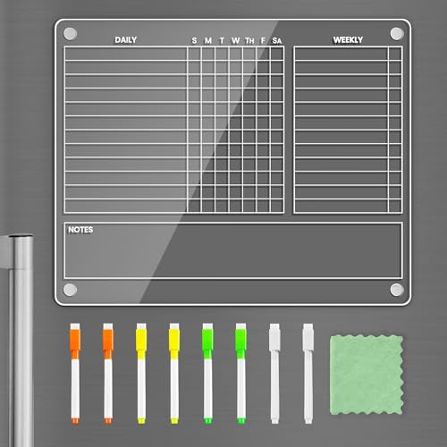 Acrylic Magnetic Chore Chart for Adults
