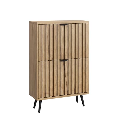 Shoe Cabinet with 2 Flip Drawers