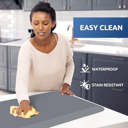 0.8" Thick Kitchen Mat Cushioned Anti Fatigue Rug Comfort Floor Mats