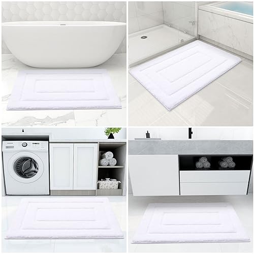 Microfiber Bathroom Rugs 24x16