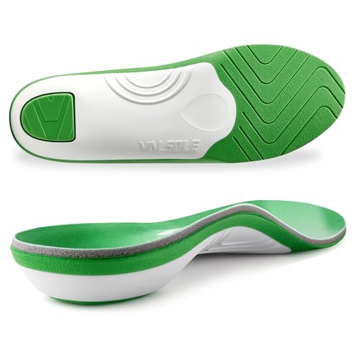 250+ lbs Plantar Fasciitis High Arch Support Insole for Men Women