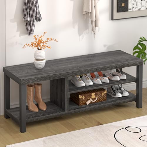 Entryway Bench with Shoe Storage