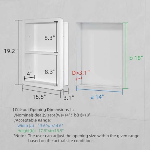 Shower Niche 14x18